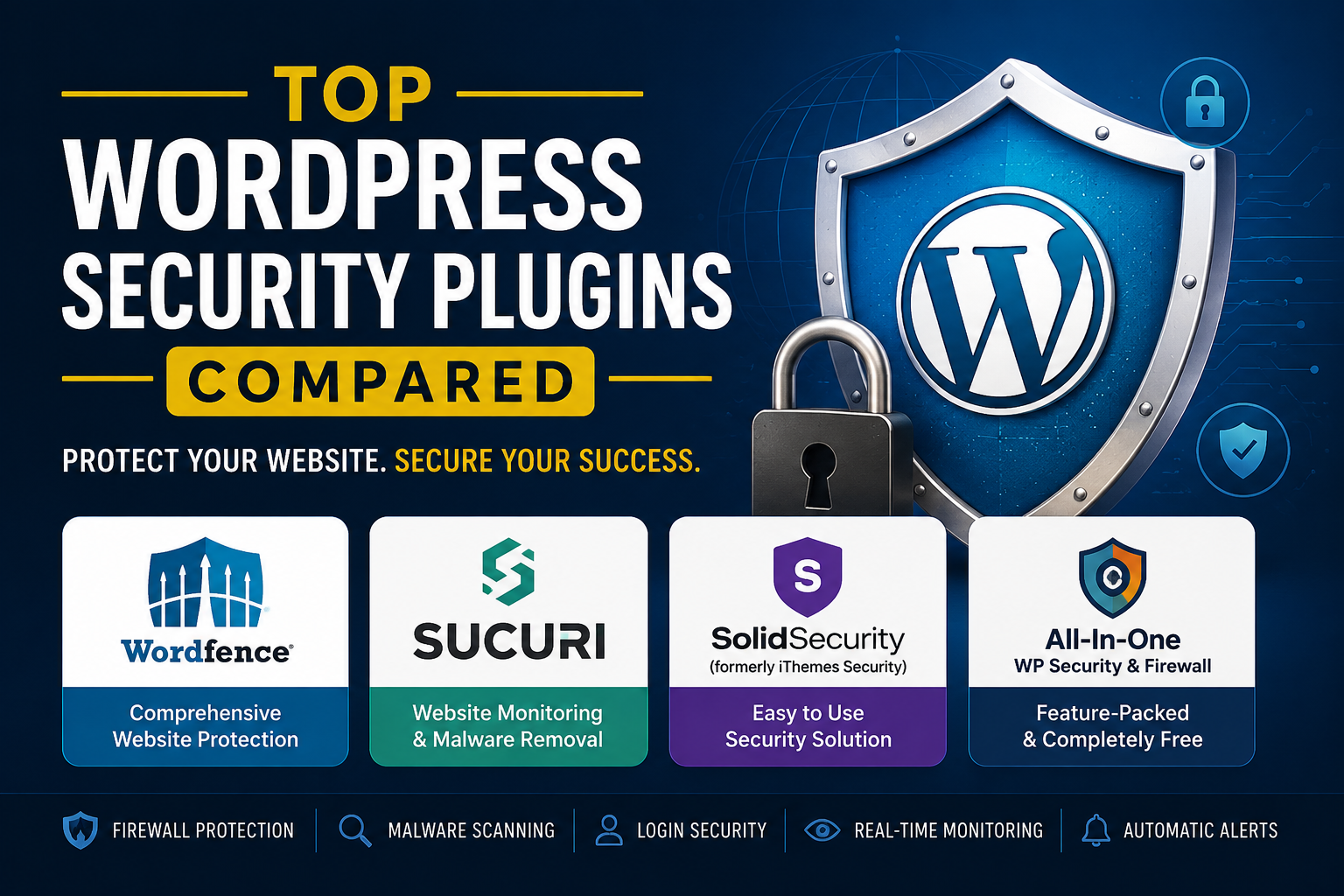 Top WordPress Security Plugins Compared (2026 Guide)